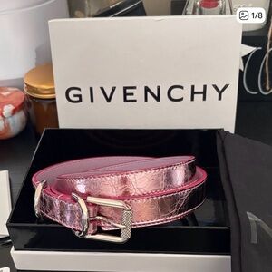 ✨💎BRAND NEW IN BOX 💎✨ GIVENCHY METALLIC BELT, SIZE 80